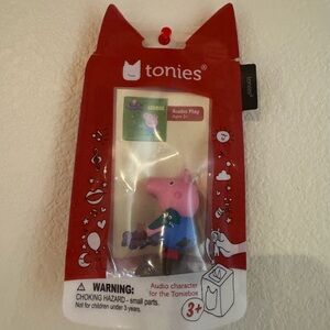 Tonies George Pig Audio Play Figure - Pink and Blue